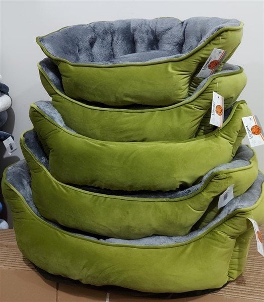 8970-5 5li Kadife Set Yeşil