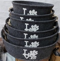 8980 Gri Keçeli 6lı Set