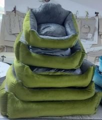 8978 Kadife 5li set Yeşil