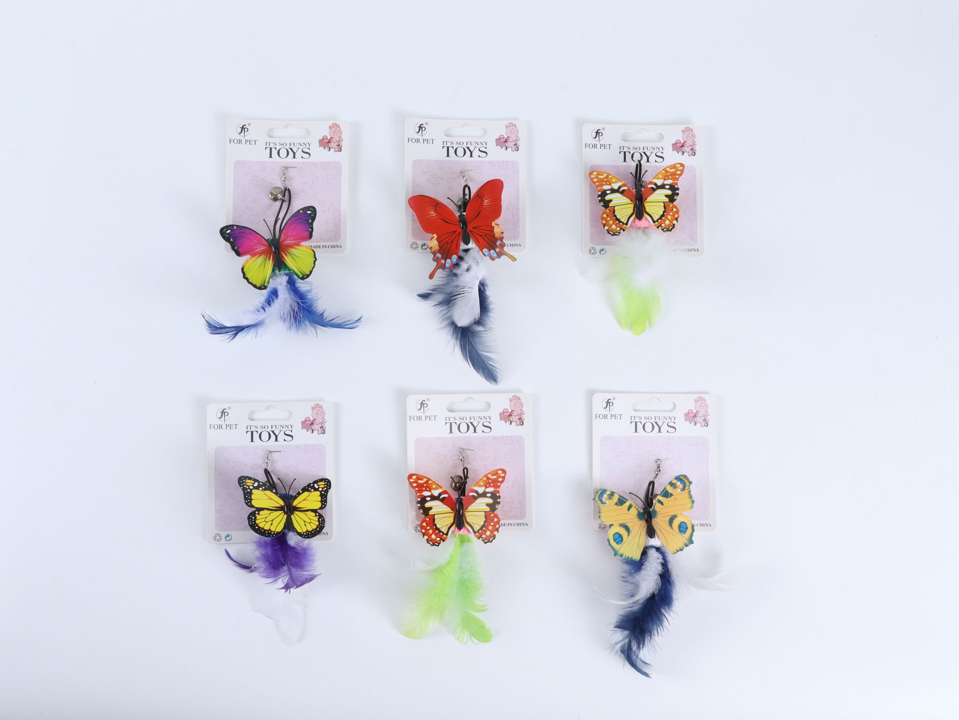 MWJ462 kedi Kelebek oyuncağı