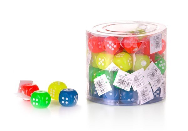 Yn-Q100 A Işıklı Zar 2.5 Cm 60 Lı